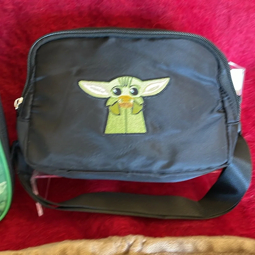 YODA BACKPACK, BELT BAG, and HOODED YODA BLANKET 3 Piece bundle